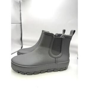 Sperry Torrent Grey Women's Ankle Rain Boots Size 6M
